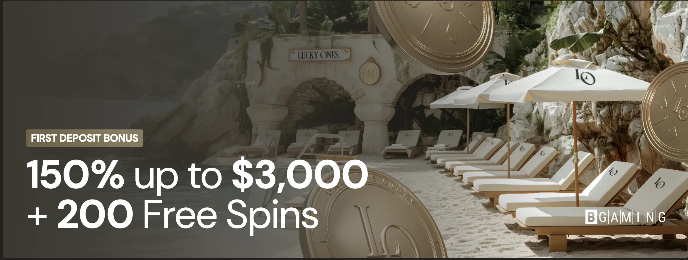luckyones casino first deposit bonus